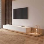 وحدة تليفزيون أبيض و بيج