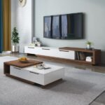 ترابيزة تليفزيون مع ترابيزة قهوة