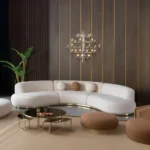 كنبة خشب زان 90×350سم