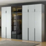 دولاب ملابس مودرن مقسم 280 سم بتصميم عصري | خزانة ملابس بتفصيل داخلي حسب الطلب.