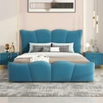 ⁦سرير خشب طبيعي - مقاسات متعددة⁩ - الصورة ⁦2⁩