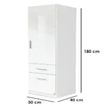 ⁦دولاب 50×180سم - ألوان متعددة⁩ - الصورة ⁦2⁩