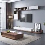 ترابيزة تليفزيون مع ترابيزة قهوة