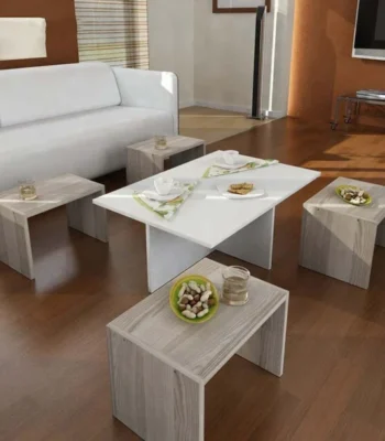 ترابيزة قهوة متداخلة- 5قطع 80×100سم من Verve-Home - main