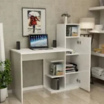 مكتب 122×40×120 سم - أبيض - main