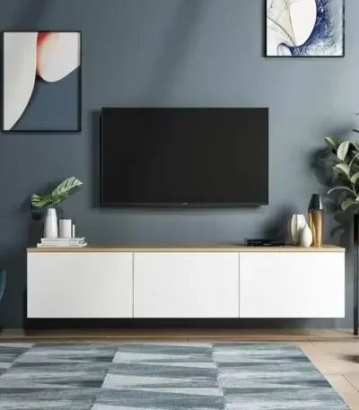 ترابيزة تليفزيون مودرن خشب MDF مقاس 150 سم | تصميم عملي وأنيق من Verve - main