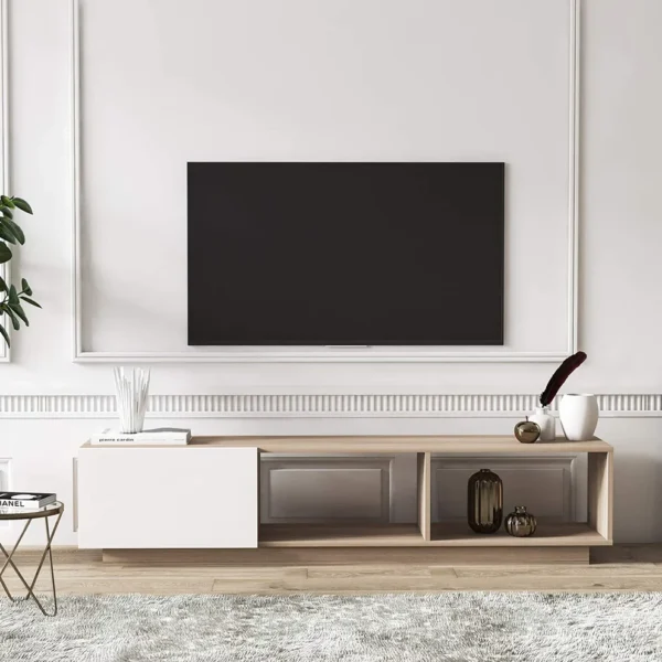 ترابيزة تليفزيون مودرن خشب MDF مقاس 160 سم | تصميم عملي وأنيق من Verve-Home - main