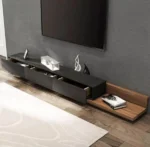 طاولة تليفزيون خشب MDF عرض 220 سم تصميم فريد للراحة وتجمعات عائلية مميزة Verve - detail