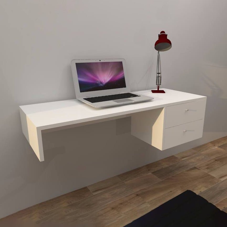 ART.W.AW07.jpg مكتب حائط معلق بتصميم عملي 100×40 سم - الصورة 1