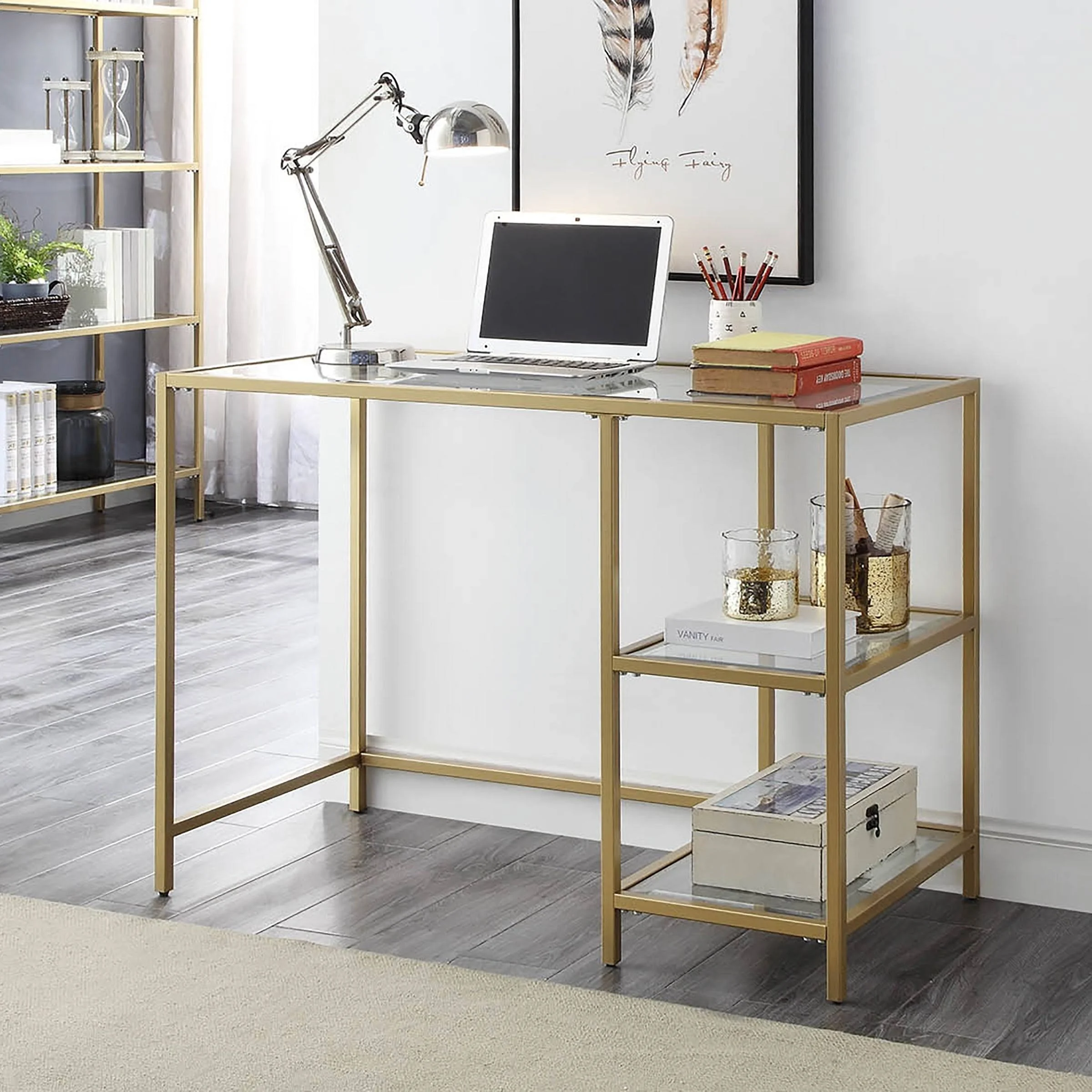Al-Easria.Desk_.4.jpg مكتب مودرن بهيكل ستيل للاستخدام اليومي 50×120 سم - الصورة 1