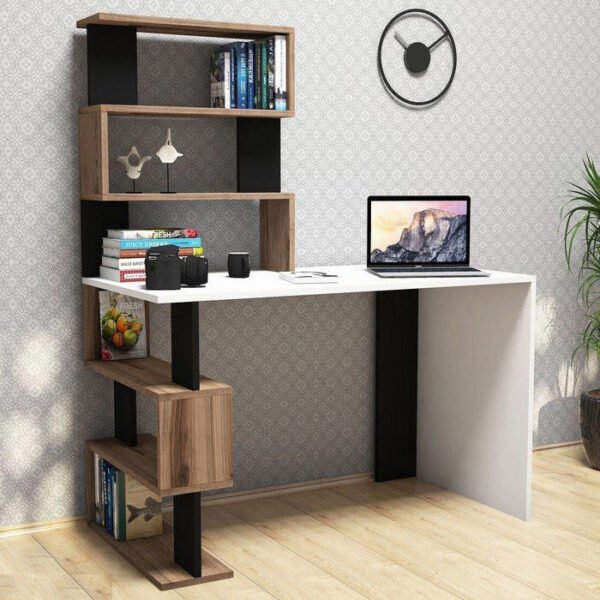 مكتب كمبيوتر مودرن للاستخدام المنزلي 60×120 سم