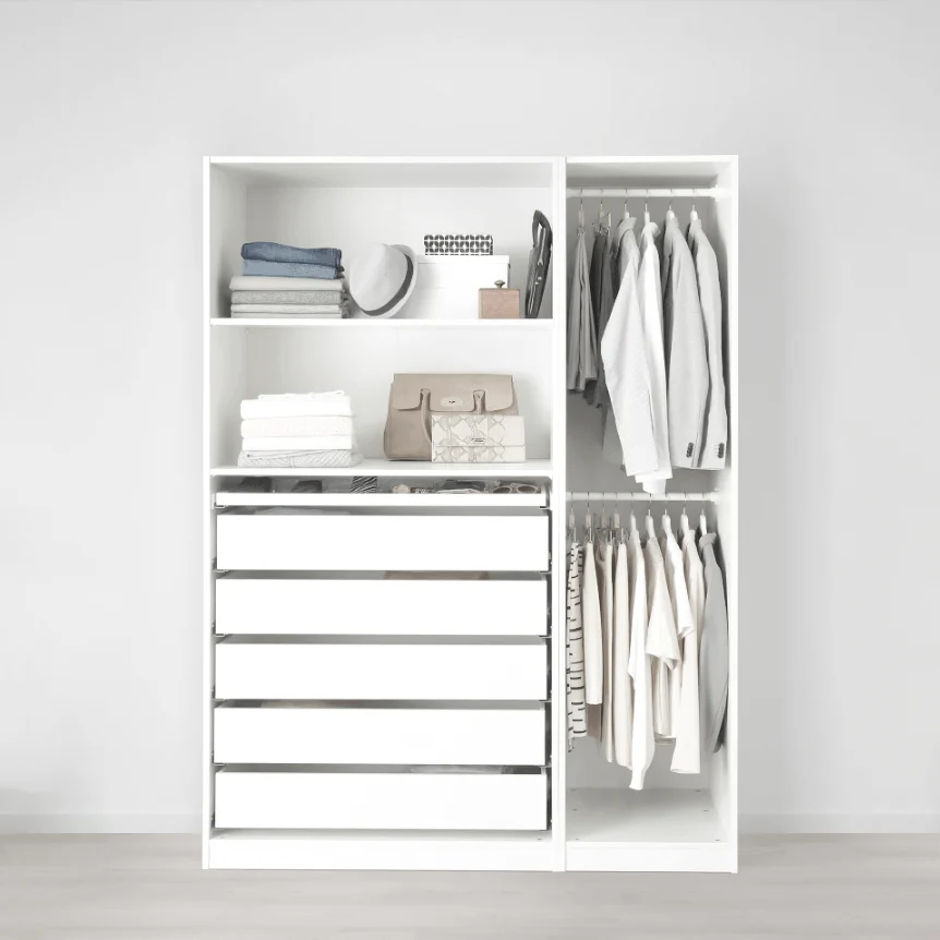 دريسنج روم 120×200 سم لأناقة غرفة النوم لمساحة أكثر ترتيبًا دريسنج روم من فيرف هوم، عرض 120 سم وعمق 50 سم وارتفاع 200 سم