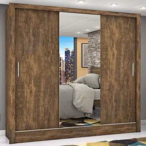 دولاب ملابس 240×230 سم لأناقة غرفة النوم لتنظيم الملابس دولاب ملابس من فيرف هوم، عرض 240 سم وعمق 60 سم وارتفاع 230 سم