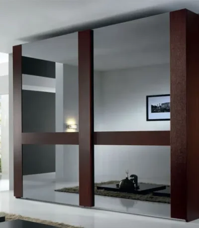 دولاب جرار 200×220 سم بواجهات مرايا